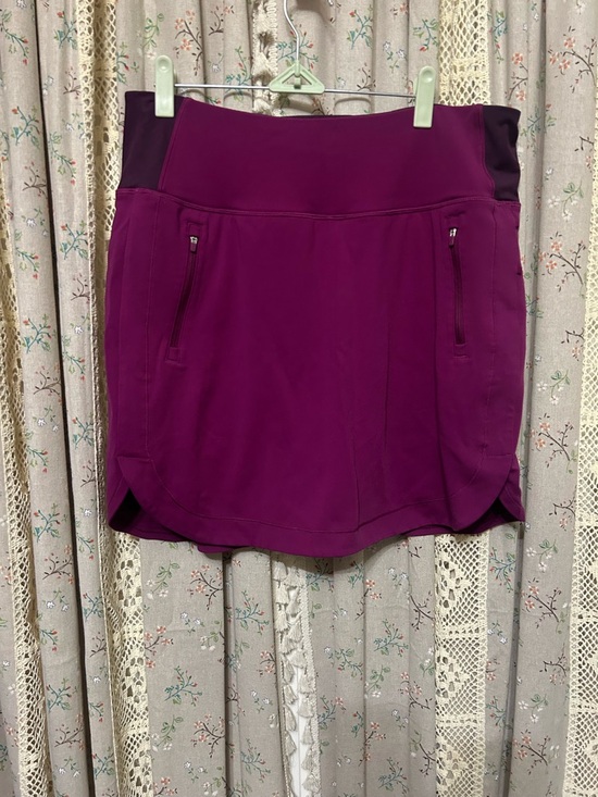 Athleta Pants - Athleta Fairway Golf Skort 18” Purple Berry Athletic Skirt Large EUC